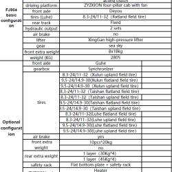 AI-0100 FJ904 လယ်ထွန်စက် AI-0100 FJ904 လယ်ထွန်စက်