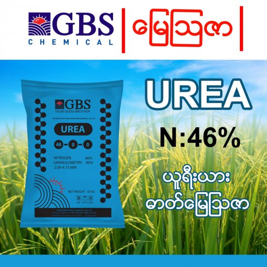 AI-0009- ပုလဲဓာတ်မြေဩဇာ- UREA 46% AI-0009- ပုလဲဓာတ်မြေဩဇာ- UREA 46%